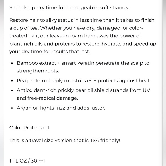 💖🆕💖 NatureLab Tokyo Perfect Hair Leave In Treatment 30 mL - Picture 2 of 9